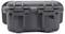 Robust black protective case with a rugged design, suitable for the secure transportation of delicate items.