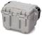 Grey, robust protective case with black carry handle and fastenings. Ideal for safely transporting delicate equipment.