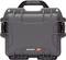 A robust, grey-black Nanuk 908 protective case with handle and two side latches, ideal for secure device transportation.