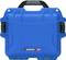 Blue, robust transport case with black handle, brand name 'NANUK 908' on the front.
