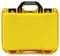 Yellow, robust plastic case with black handle, suitable for transporting delicate equipment.