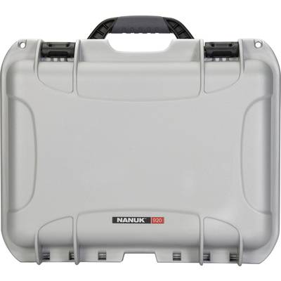 Robust silver-coloured case with a black carry handle, marked with 'Nanuk 920' on the front.