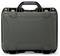 A secure, robust, black suitcase with a handle, suitable for the safe transportation of delicate items.