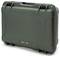 A robust, grey protective case with a black handle. Suitable for transport and protection of delicate equipment or gear.