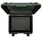 Green, open, robust transport container with a strong locking mechanism.