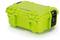 Robust, green protective cases with black fastenings, perfect for securely transporting delicate equipment.