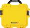 Yellow, robust Nanuk case with black handle and latches, with the logo 'NANUK 905' on the front.