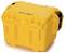 Yellow, robust Nanuk protective case with black closures, suitable for the safe transportation of delicate items.
