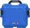 Blue, robust tool case with black handle, brand label 'NANUK 908' on the front, suitable for secure transportation.