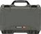 A sturdy small, dark grey-green case with a black handle and the 'NANUK 909' logo on the front.