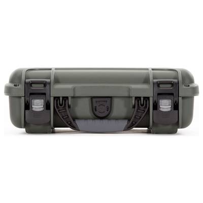 A sturdy, sealed grey case with black clasps and handle, suitable for the secure transportation of delicate items.