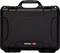 A black hard-shell case by 'Nanuk 910' with a robust handle and two latches, suitable for secure transportation.