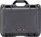 A sturdy black transport case with a handle and the inscription 'NANUK 915'.