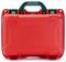 A red, robust suitcase with a dark handle, suitable for tools or specialist equipment, on a white background.