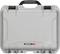 Portable, rugged silver protective case with handle; brand name 'Nanuk 920' on the front.