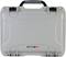 Grey, robust suitcase with black handle and fasteners, brand 'Nanuk 923', suitable for secure device transportation.