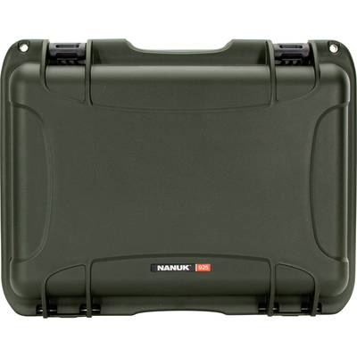 A robust, green protective case by Nanuk, model 925, ideal for the secure transportation of delicate items.