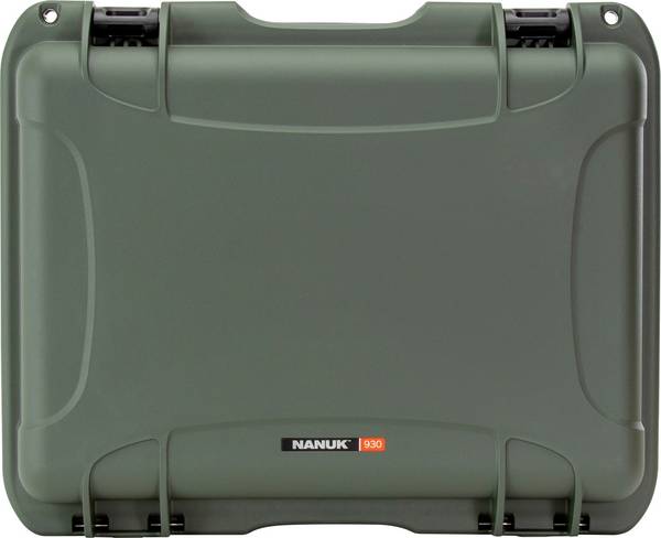 NANUK Transport case Mod. 930 (W x H x D) 457 x 175 x 330 mm Army green 930-1006