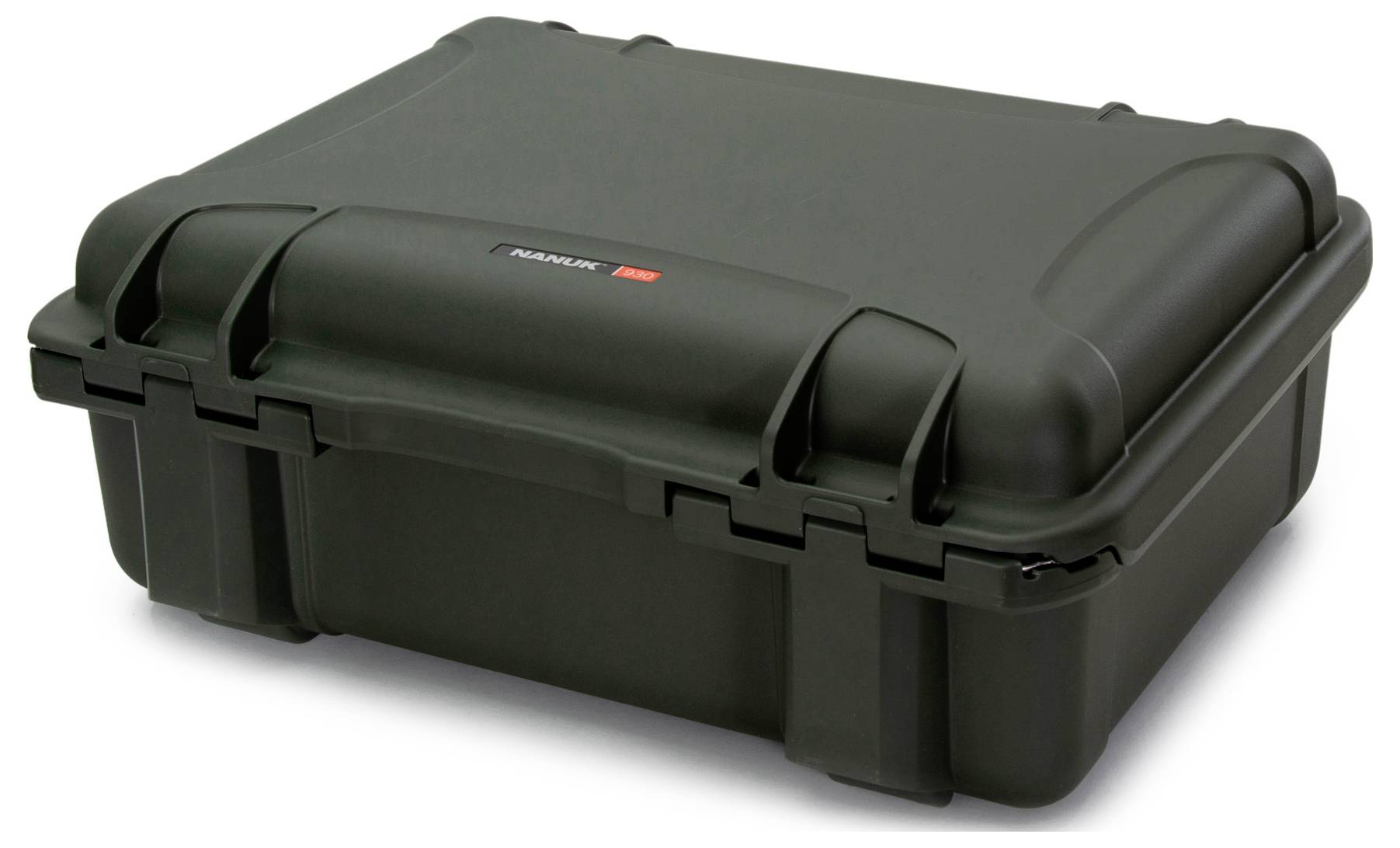 A robust, sealed black protective case with rounded corners, suitable for the secure transportation of delicate items.