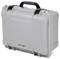Grey, robust protective case with black handle and latches. The case is closed and features a label reading 'NANUK 935'.