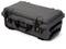 Robust, black protective case with side handles and secure locks, perfect for safely transporting delicate equipment.
