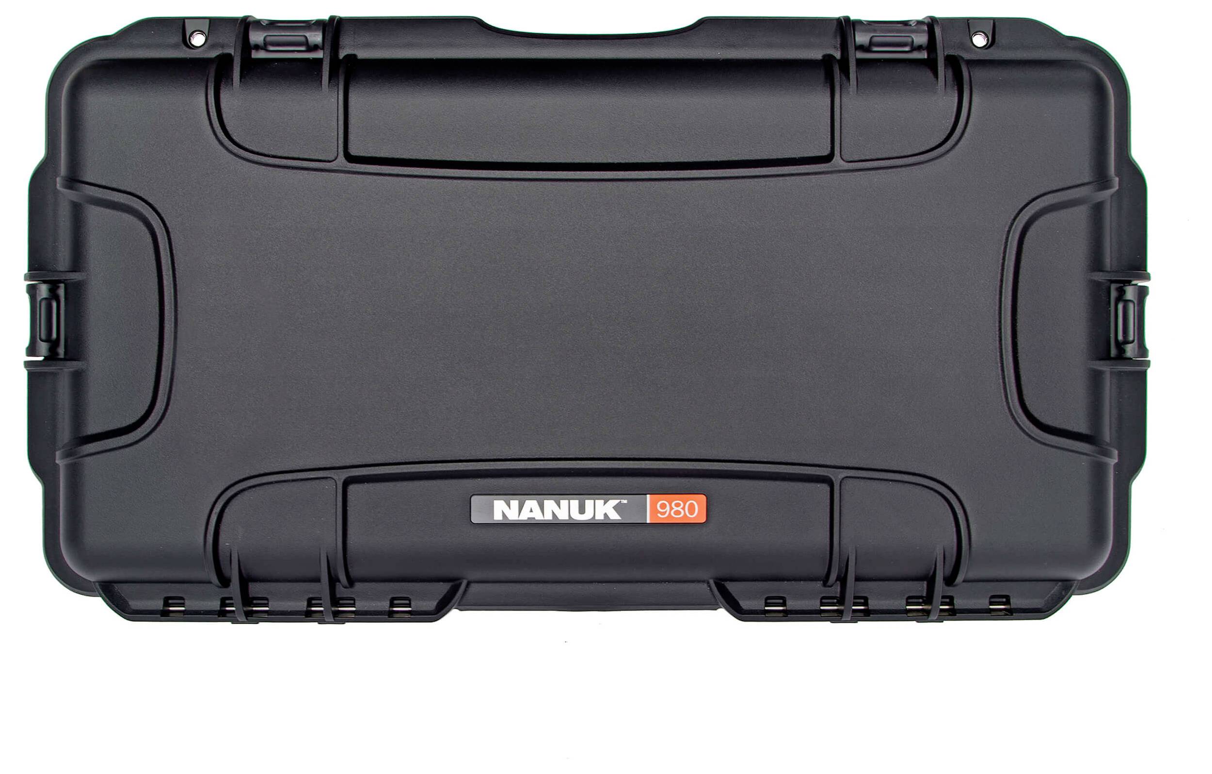 'Nanuk 980' black, robust protective case with durable design, ideal for secure transport and storage.