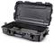 Black, open protective case with padded interior, suitable for the safe transportation of sensitive equipment.