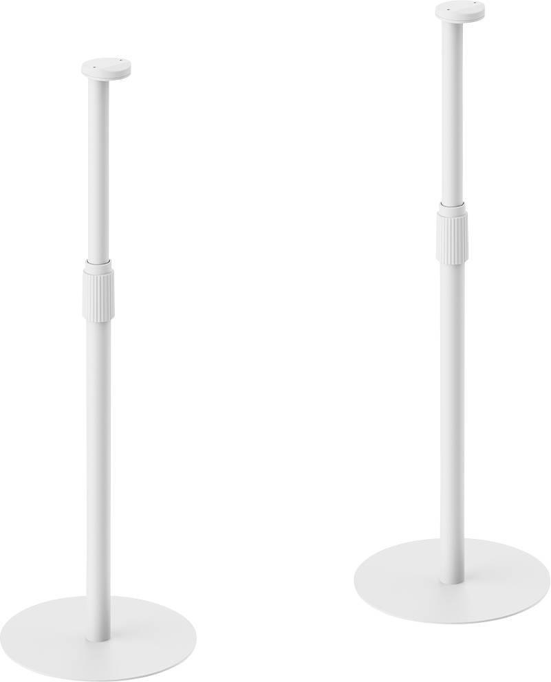 My Wall HS49WL Speaker stand Rigid, Height-adjustable White 2 pc(s)