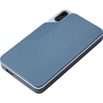 Intenso TX100 1 TB External SSD hard drive USB C® (USB 3.2 1st gen) Grey-blue 3826460