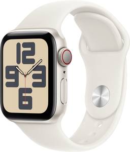 Apple Watch SE (2024) GPS + Cellular 40 mm Aluminium Sports strap Pole star S/M