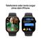 Two smartwatches display phone and messaging functions independently of an iPhone. On the left: Call from 'Sabine'. On the right: Message with emoji.