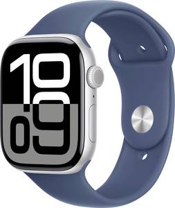 Apple Watch Series 10 GPS 46 mm Aluminium Sports strap Denim  S/M