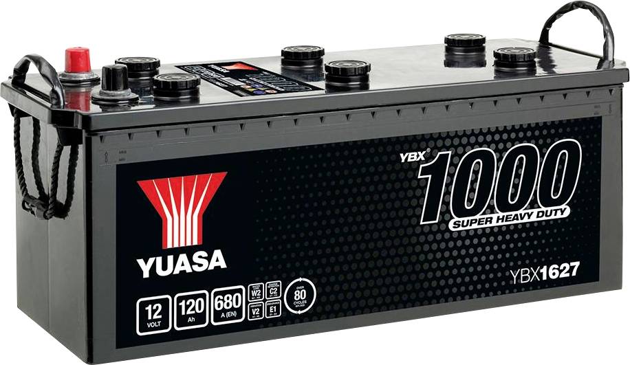 Yuasa Super Heavy Duty Car battery 12 V 120 Ah Pin type: T1