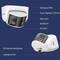 A white surveillance camera with microphone, 2.8 mm lens, IR LEDs, SD card slot and speaker. The housing is IP66 certified.