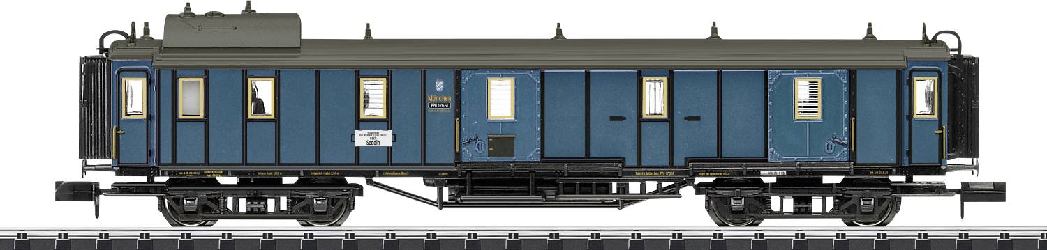 MiniTrix 15323 N Bavarian fast train luggage wagon of DRG PPUe