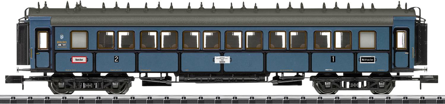 MiniTrix 15324 N Bavarian Express train wagon 1./2.Kl. Of DRG Fig. 1./2. Class