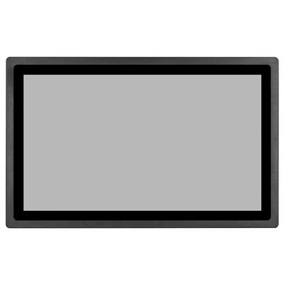A rectangular, computer-generated grey screen with a black, rounded frame.