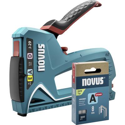 Novus Tools J-29 030-0460 Handheld stapler Staple type Type 53F , Type 53 , Type 37 , Typee 11 Staple length 6 - 14 mm