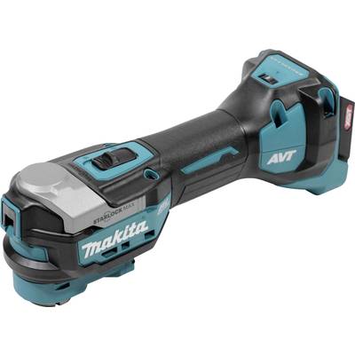 A battery-powered multi-tool with a blue-black casing. Suitable for various DIY and craft applications.