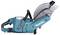 A blue Makita circular hand saw with a black handle and silver saw blade, photographed from the side, displays the brand logo.