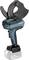 Cordless cable cutters with a black cutting head and blue handle. 'Makita' brand name visible. Suitable for cutting cables.