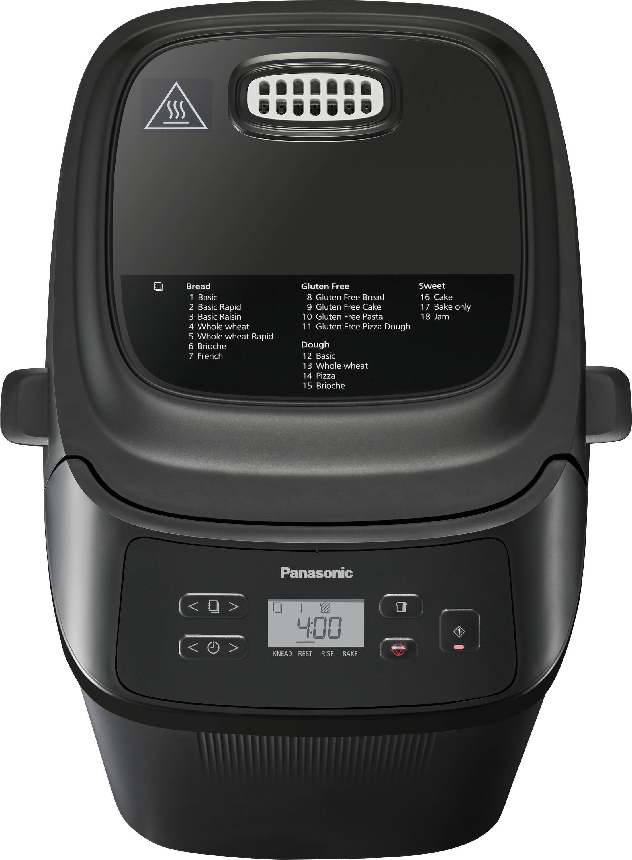 Panasonic SD-PN100 Mini bread baker Timer function, 18 automatic programmes 400 g Black