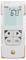 Digital thermometer with LCD display showing 67.3 degrees Celsius. Mode and menu buttons visible underneath.
