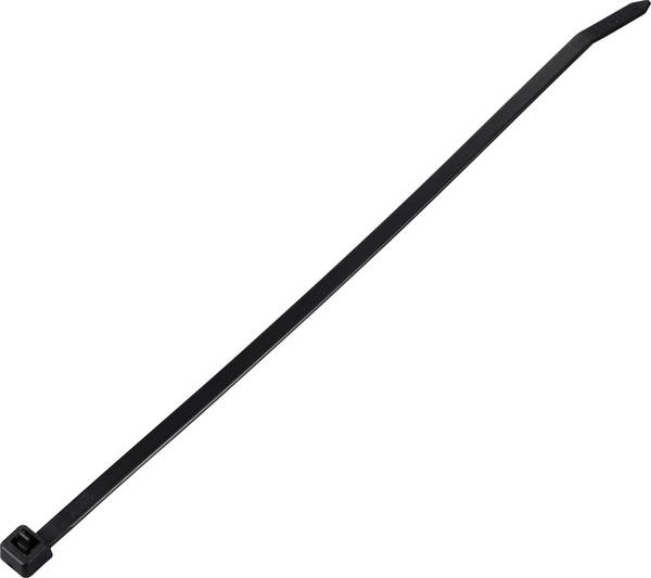 TRU COMPONENTS TC-13340664 TC-RT-200-4.6-B Cable tie 200 mm 4.6 mm Black Releasable, Chemical-resistant, UV-proof 100 pc(s)