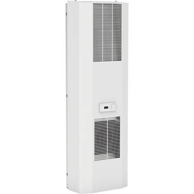 White, wall-mounted gas heater with two ventilation grilles and a central control panel. Suitable for heating interior spaces.