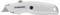 Silver universal knife with retractable blade and blue 'WORKPRO' logo on the handle. Ideal for cutting tasks.