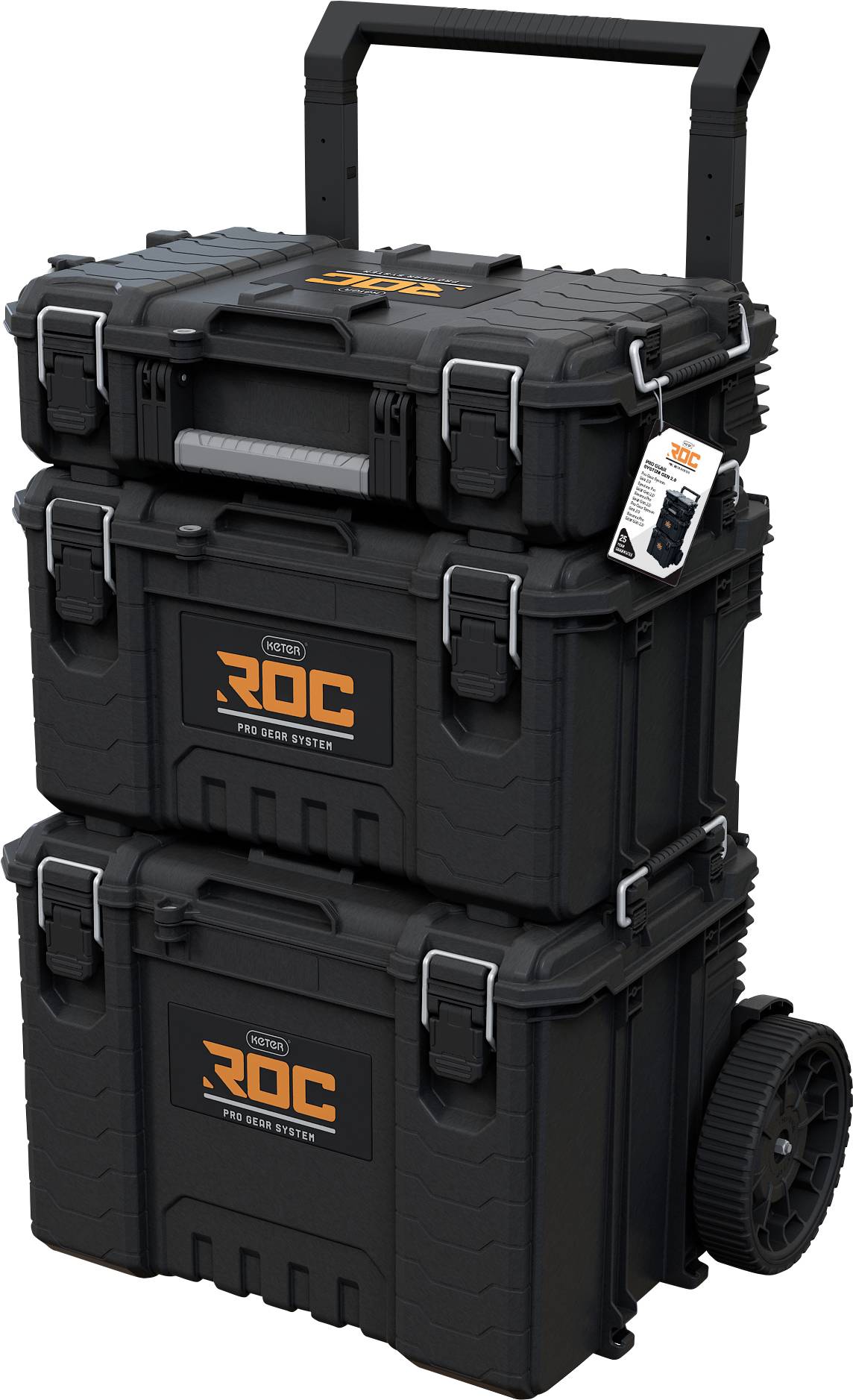 KETER 256982 ROC PRO Tool box set Plastic Black