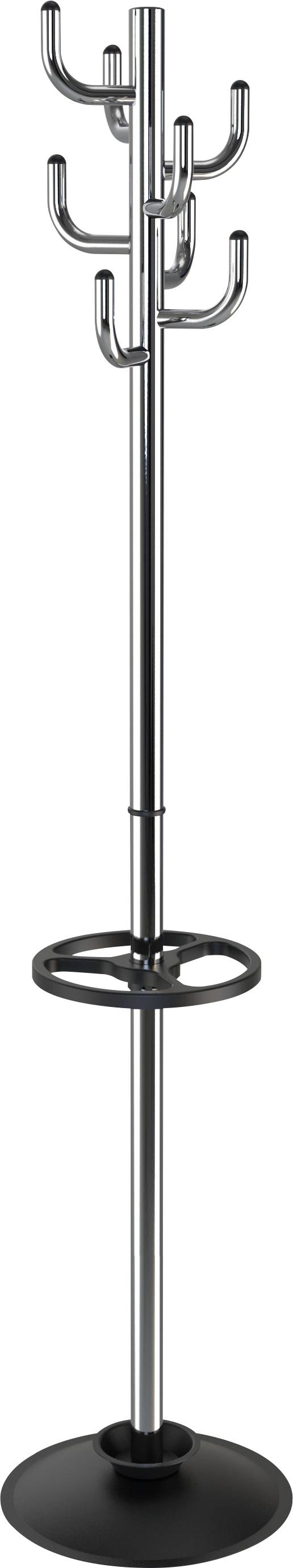 Maul Coat stand 9402596 MAULpolaris chrome Chrome, Light silver 1 pc(s)