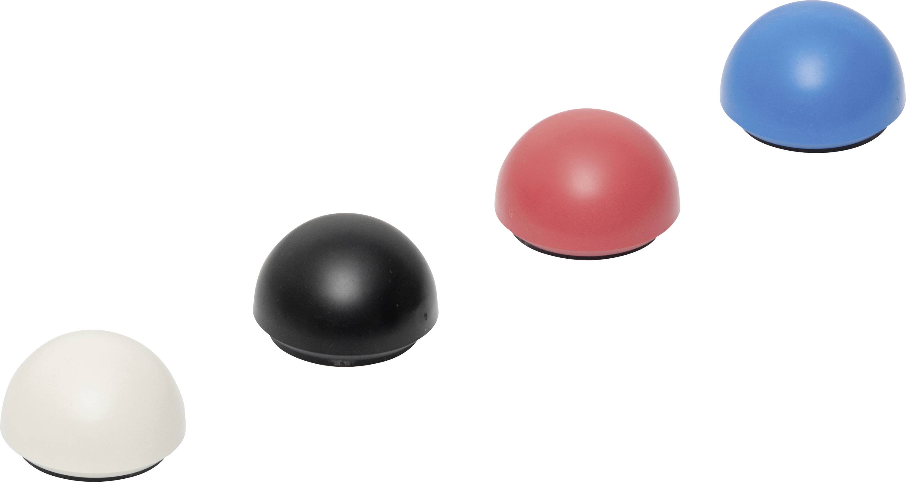 Maul Magnet Recycling (Ø x H) 30 mm x 20 mm Sphere Assorted colours, White, Red, Blue, Black 10 pc(s) 6175099