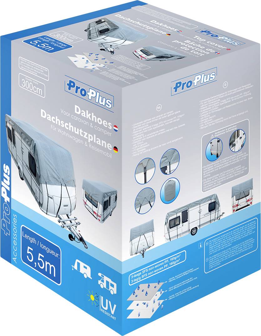 ProPlus 610273 Robust Roof cover (L x W) 550 cm x 300 cm